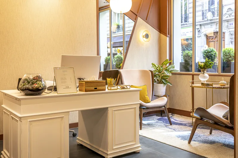Réception, Hôtel Veryste, photographié par Maxime Ledieu